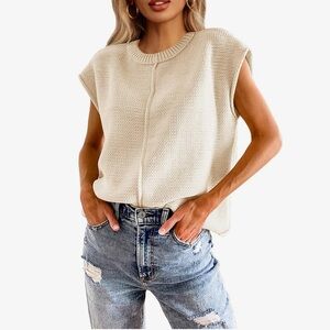 Cap Sleeve Knit Top